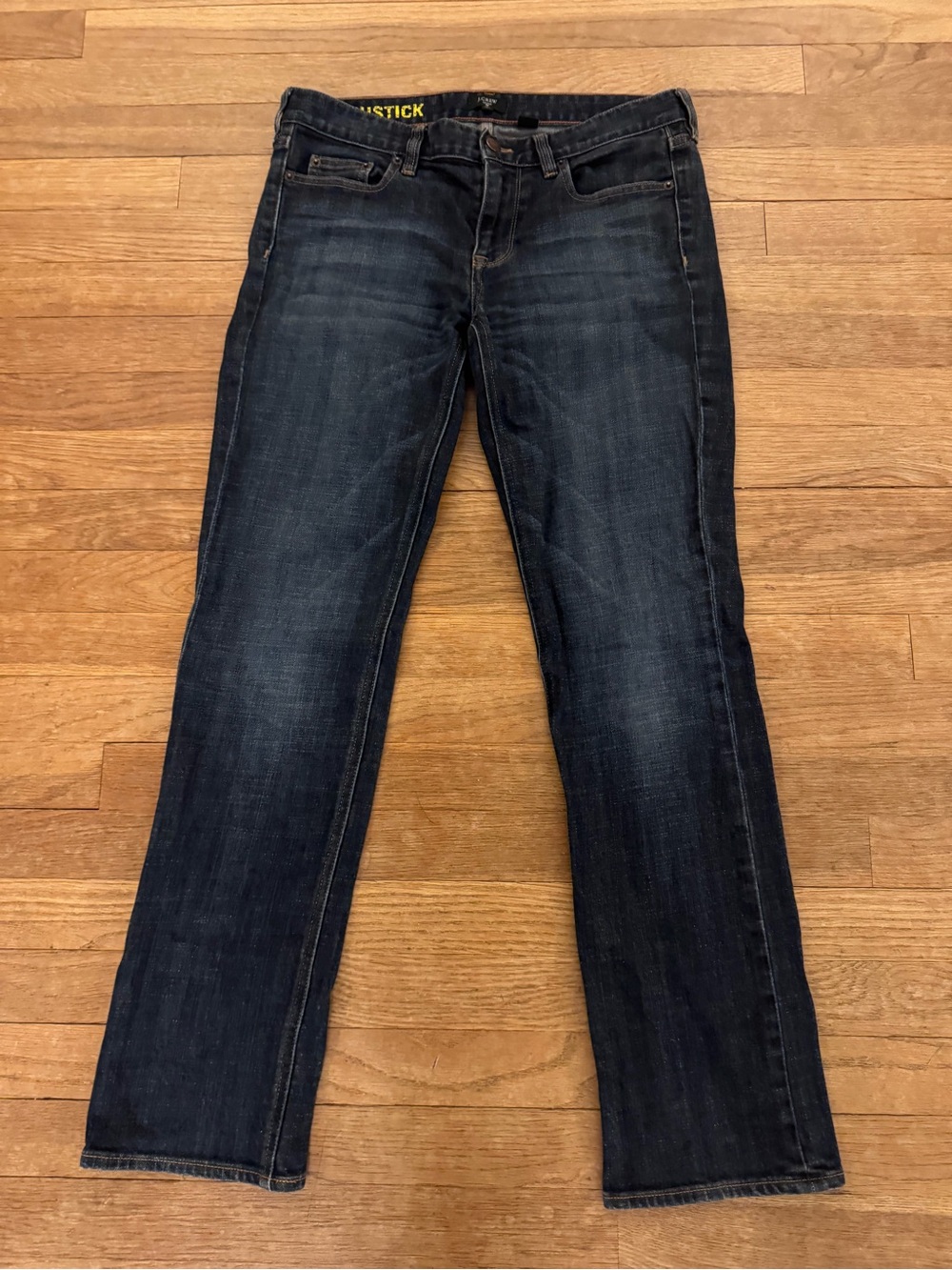 J.Crew Women's Matchstick Stretch Straight Leg Jeans Sz 29S (Measures 32")
b73